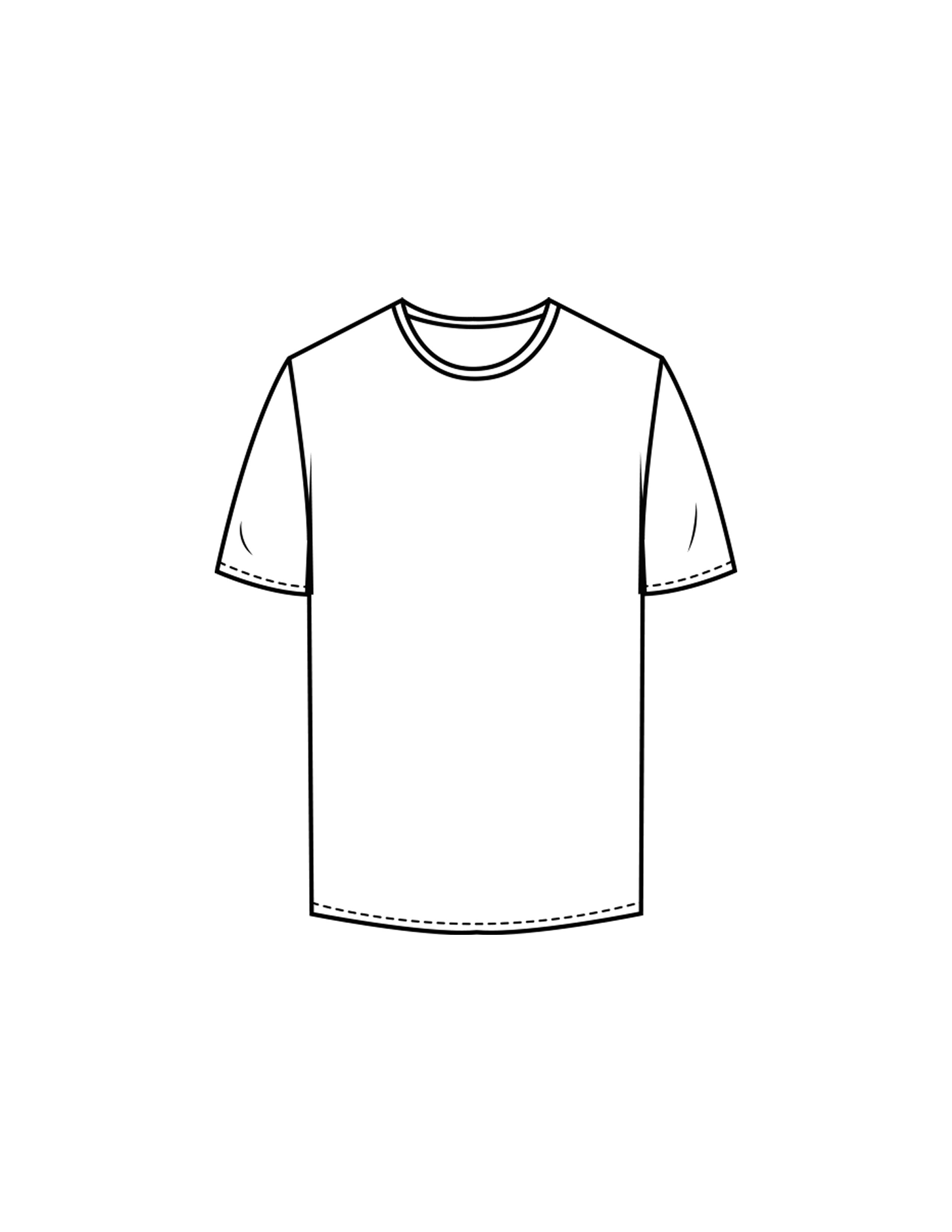 The Mens Tee - White - Rush Cycle Studio - Back Stacked - Printed - Full Color