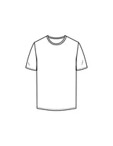 The Mens Tee - White - Rush Cycle Studio - Back Stacked - Printed - Full Color