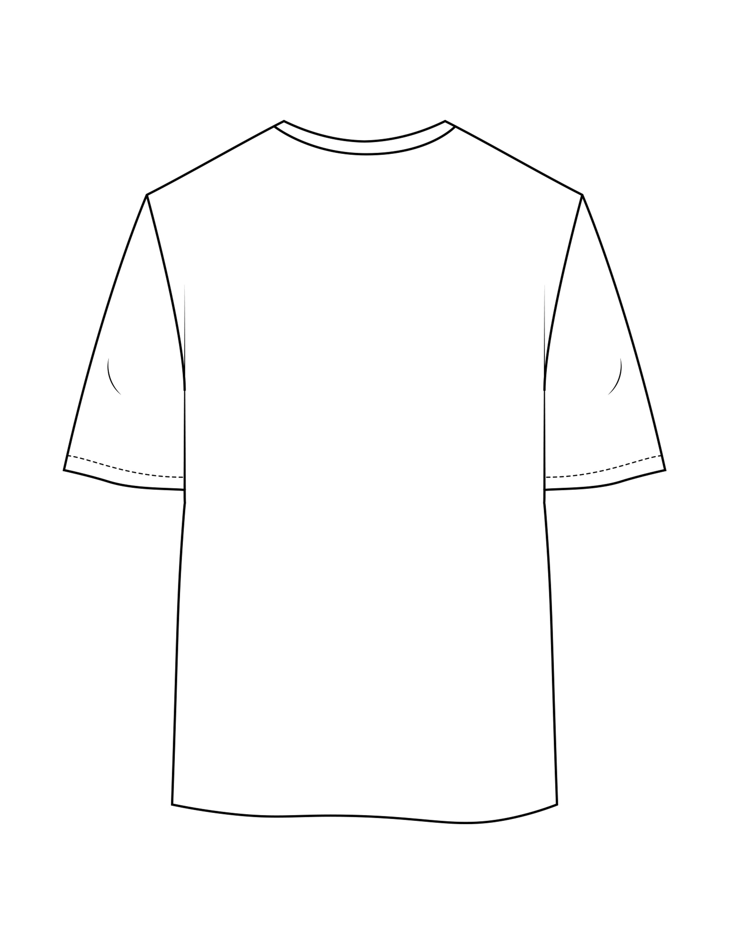 The Womens Oversized Tee - White - Fine Core Pilates - Center Chest Stacked - Printed - Black