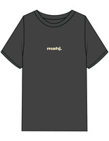 The Mens Heavyweight Tee - Coal Stone - Barnes. The Label - Center Chest & Back Joker - Printed - Full Color