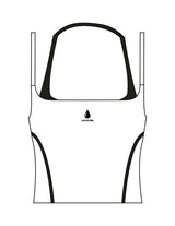 The Piped Tank - White - Saltvault Location - Center Chest & Center Back - Printed - Black
