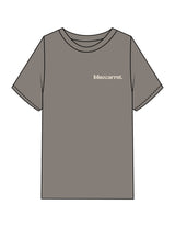 The Womens Heavyweight Tee - Washed Gray - BlueCarrot - Left Chest & Back Neckline