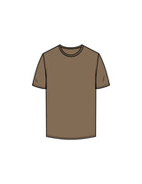The Mens Tee - Walnut - Rush Cycle Studio - Back Stacked - Printed - Full Color