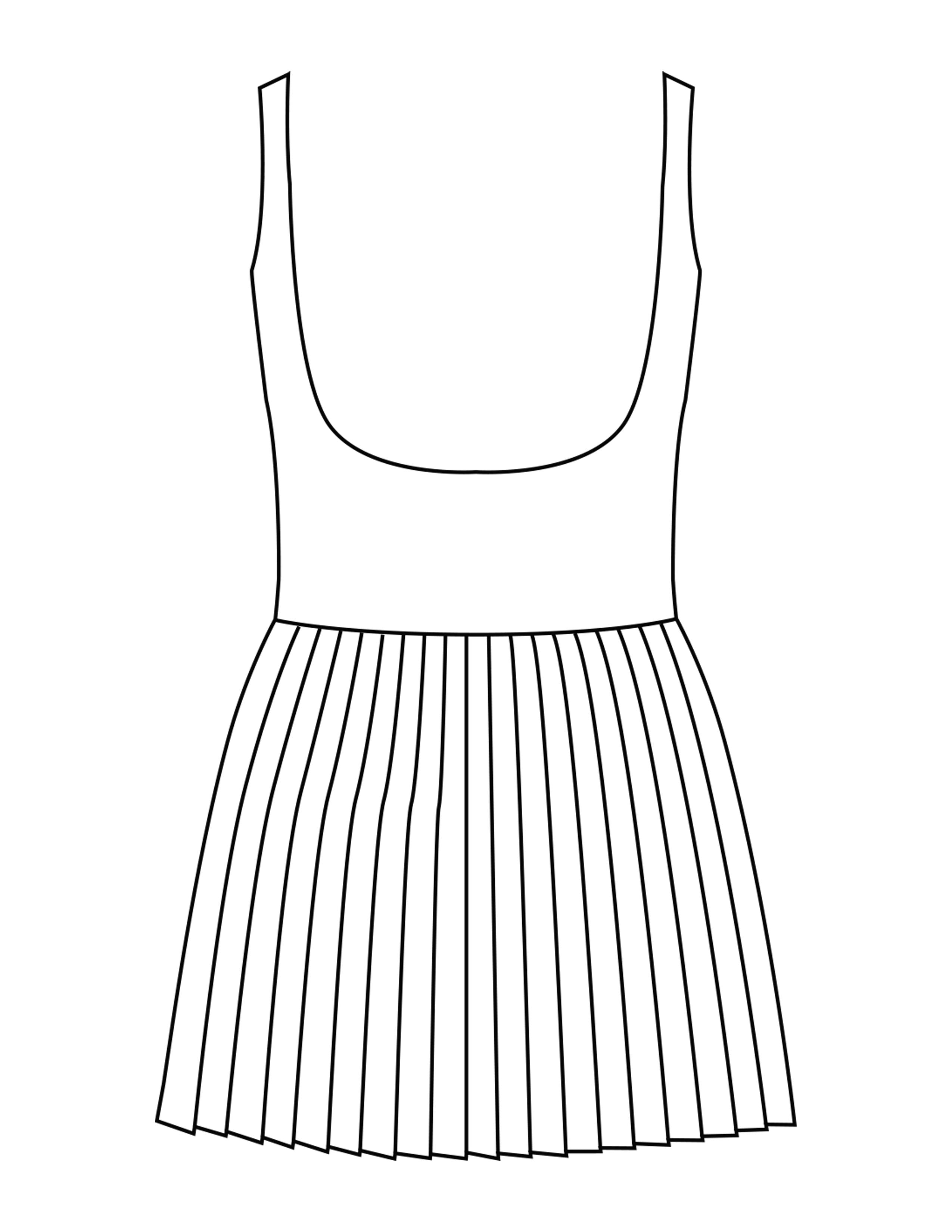 The Scoop Back Dress - White - The Whole You Wellness - Left Chest - Printed - Full Color