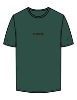 The Mens Tee - Forest - Barnes. The Label - Center Chest & Back Stars - Printed - Full Color