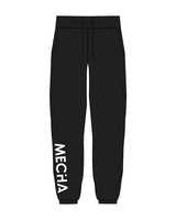The Classic Sweatpants - Black - MECHA - Right Leg - White