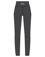 The Basic Legging - Pebble - Coach Code - Back Waistline - White