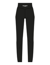 The Basic Legging - Black - Saltvault Location - Back Waistline Location - Printed - White