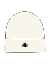 The Beanie - Off White - The Stu - Center Brim - EMB - Black