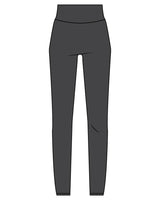 The Basic Legging - Pebble - Coach Code - Back Waistline - White