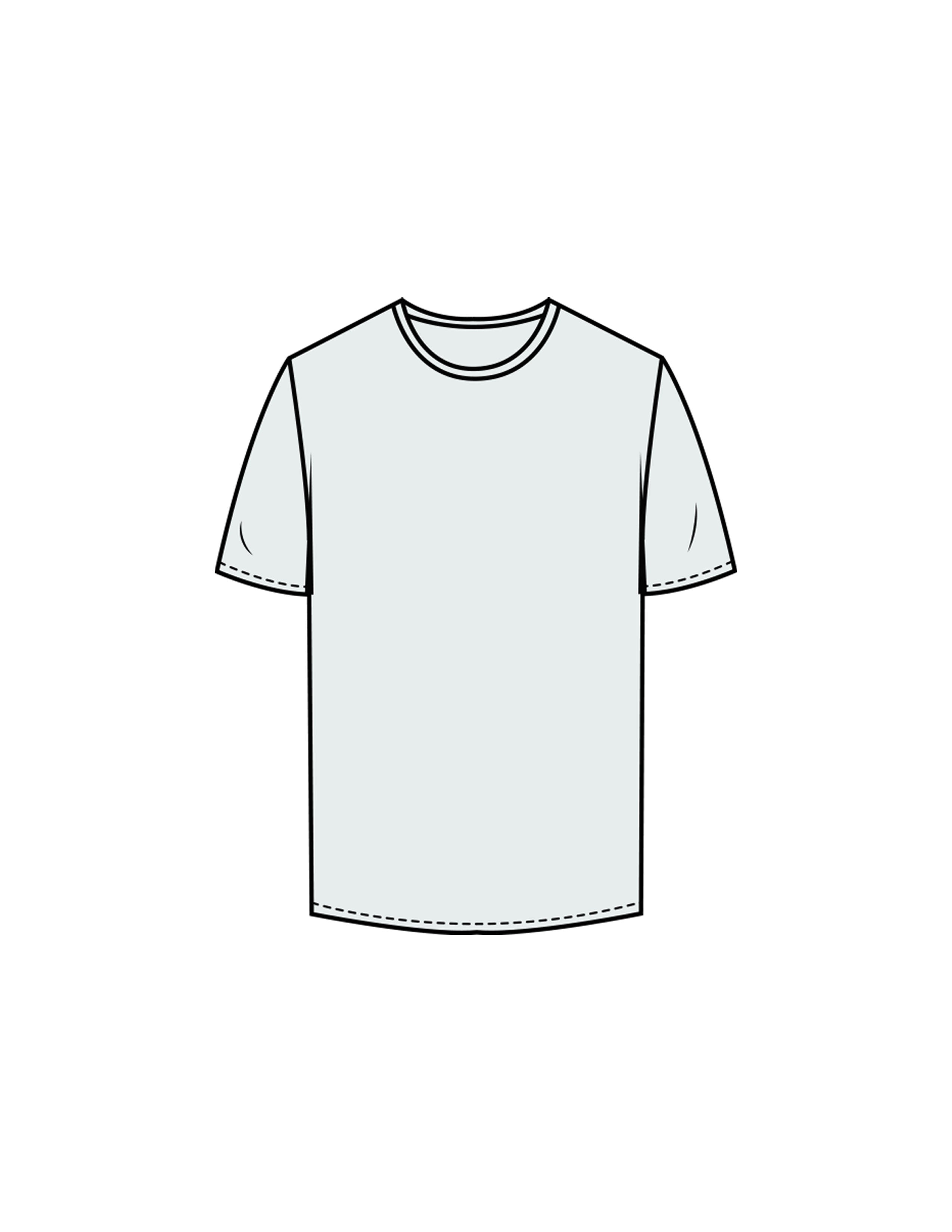 The Mens Tee - Seafoam - Rush Cycle Studio - Back Stacked - Printed - Full Color