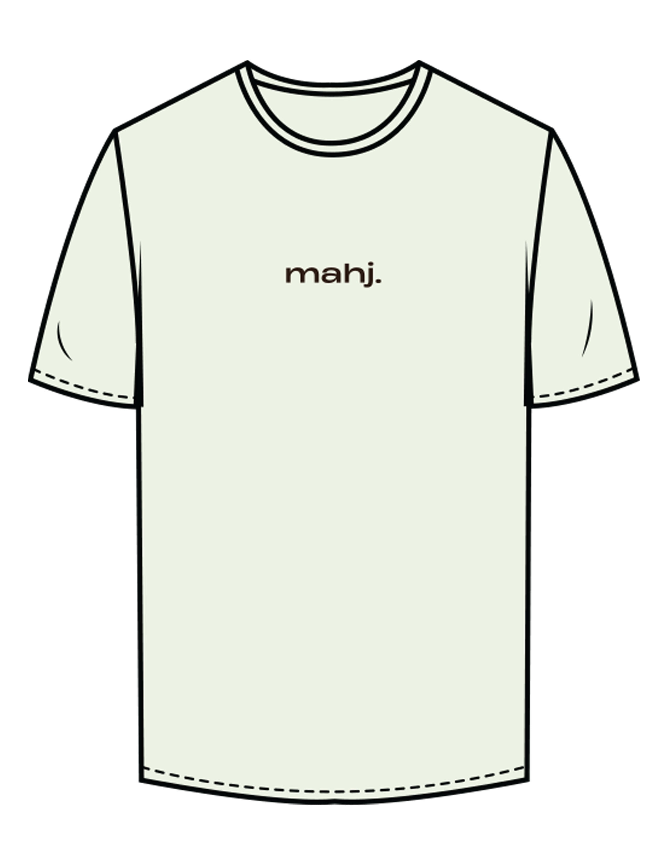 The Mens Tee - Citrus - Barnes. The Label - Center Chest & Back Stars - Printed - Full Color