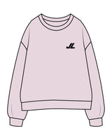 The Womens Crewneck - Orchid - JL Marketing - Left Chest - Printed - Black