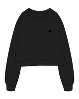 The Studio Crop - Black - JL Marketing - Left Chest - Printed - Tone on Tone