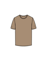 The Mens Tee - Sand - Rush Cycle Studio - Back Stacked - Printed -  Full Color