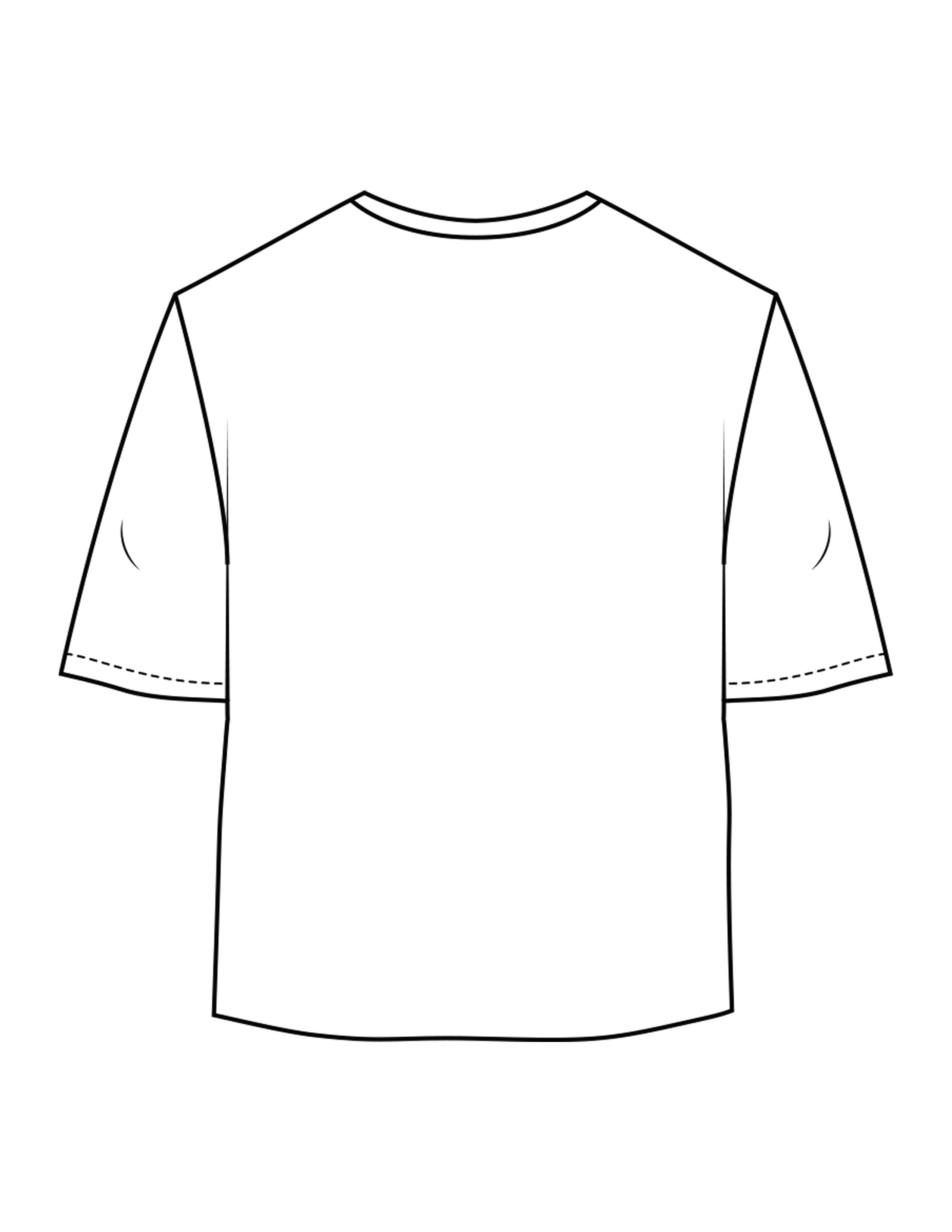 The Oversized Crop Tee - White - Fine Core Pilates - Center Chest Stacked - Printed - Black