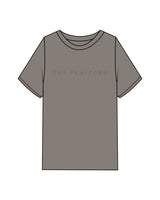 The Mens Heavyweight Tee - Washed Gray - The Platform Studio - Center Chest & Center Back - Printed - Tone on Tone
