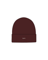 The Beanie - Maroon - Ignite Barre & Fitness - Center Brim - Embroidered - White