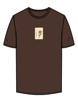 The Mens Tee - Chestnut - Barnes. The Label - Chest Flower - Printed - Full Color