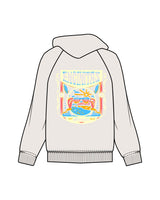 The Mens Heavyweight Hoodie - Bone - Blenders - Left Chest & Back "ENCINITAS" - Printed - Full Color