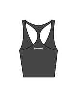 The Racer Tank - Pebble - Coach Code - Back Center - White