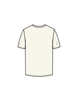 The Mens Tee - Off White - Rush Cycle Studio - Center Chest Stacked - Printed - Full Color
