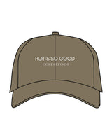 THE DAD HAT - Olive - CORE REFORM - Center Crown - Embroidered -  White