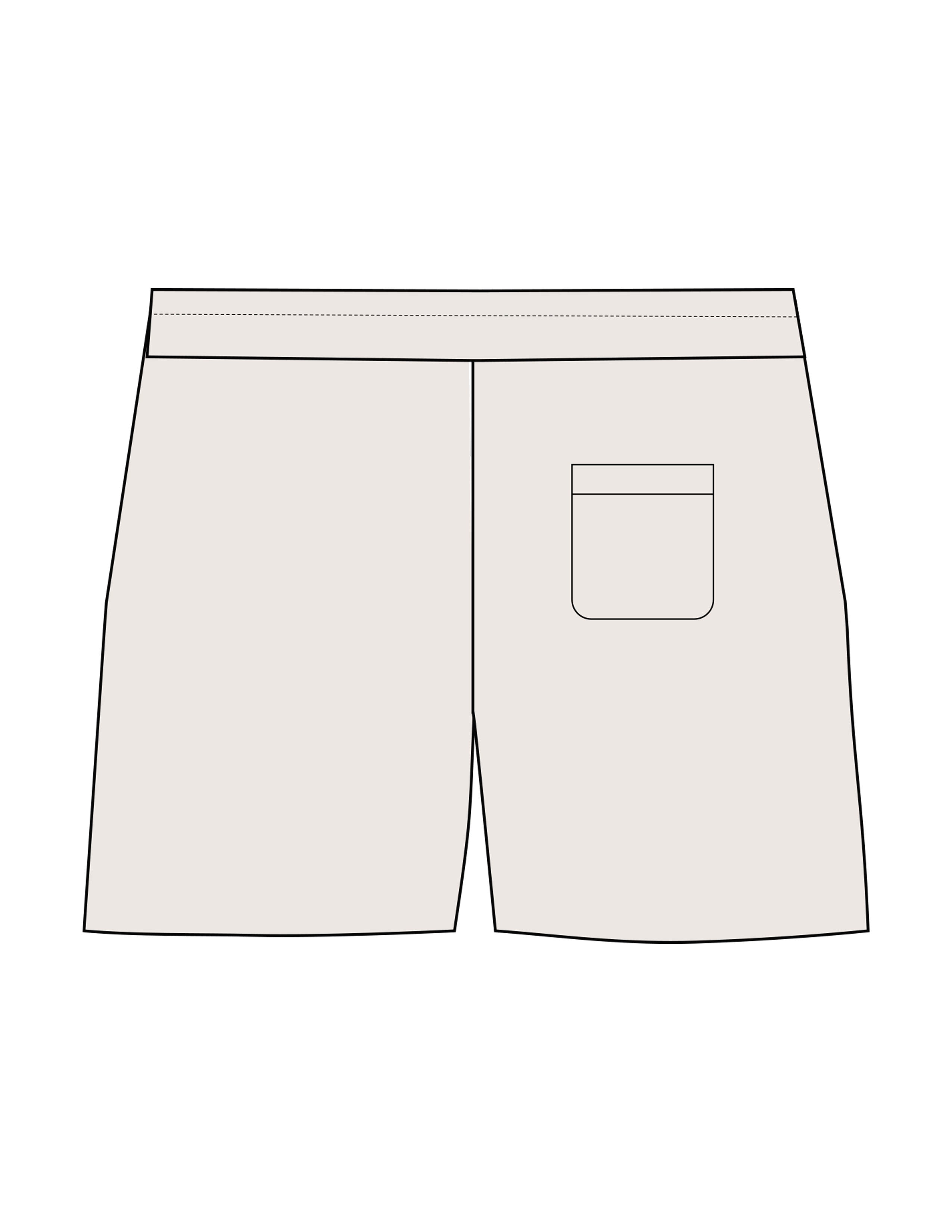 The Womens Sweat Shorts - Bone - Golden Hour - Left Leg Script - Embroidered - Black