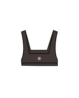 The Box Cut Bra - Cafe - Evolve Lagree - Center Chest & Back - White