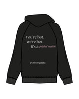 The Womens Hoodie - Black - Platinum Pilates - Left Chest & Back Chest - Printed - Full Color