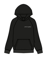 The Womens Hoodie - Black - Platinum Pilates - Left Chest & Back Chest - Printed - Full Color
