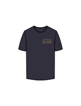 The Mens Tee - Midnight - Rush Cycle Studio - Left Chest Stacked - Printed - Full Color