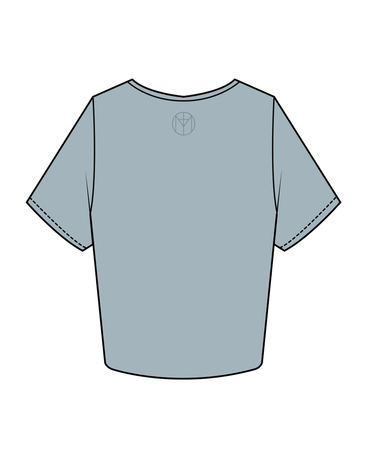 Motivate Movement Crop Tee - Mineral