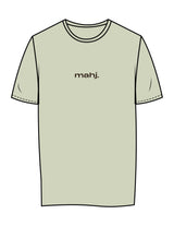 The Womens Tee - Lime - Barnes. The Label - Center Chest & Back Stars - Printed - Full Color