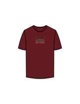 The Mens Tee - Maroon - Rush Cycle Studio - Center Chest Stacked - Printed - Full Color