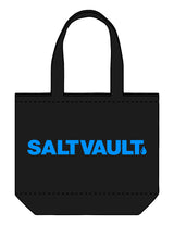 The Zipper Tote Bag - Black - Saltvault - Center Body - Printed - Blue