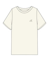 The Mens Heavyweight Tee - Off White - JL Marketing - Left Chest - Printed - Tone on Tone