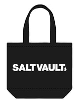 The Zipper Tote Bag - Black - Saltvault - Center Body - Printed - White