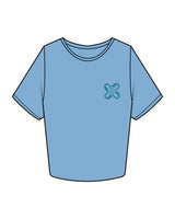 The Crop Tee - Carolina - Move Studio - Left Chest & Back Center - Printed - Full Color
