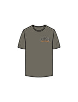 The Mens Tee - Cypress - Rush Cycle Studio - Left Chest Stacked - Printed - Full Color
