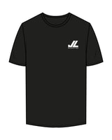 The Mens Tee - Black - JL Marketing - Left Chest - Printed - White