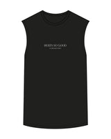 The Mens Classic Tank - Black - Core Reform - Center Chest Stacked - Printed - White