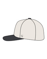 THE CANVAS CAP - Natural / Coal - CORE REFORM - "Hurt" Center Crown Logo "Printed" & Left side "Embroidered" -  Coal