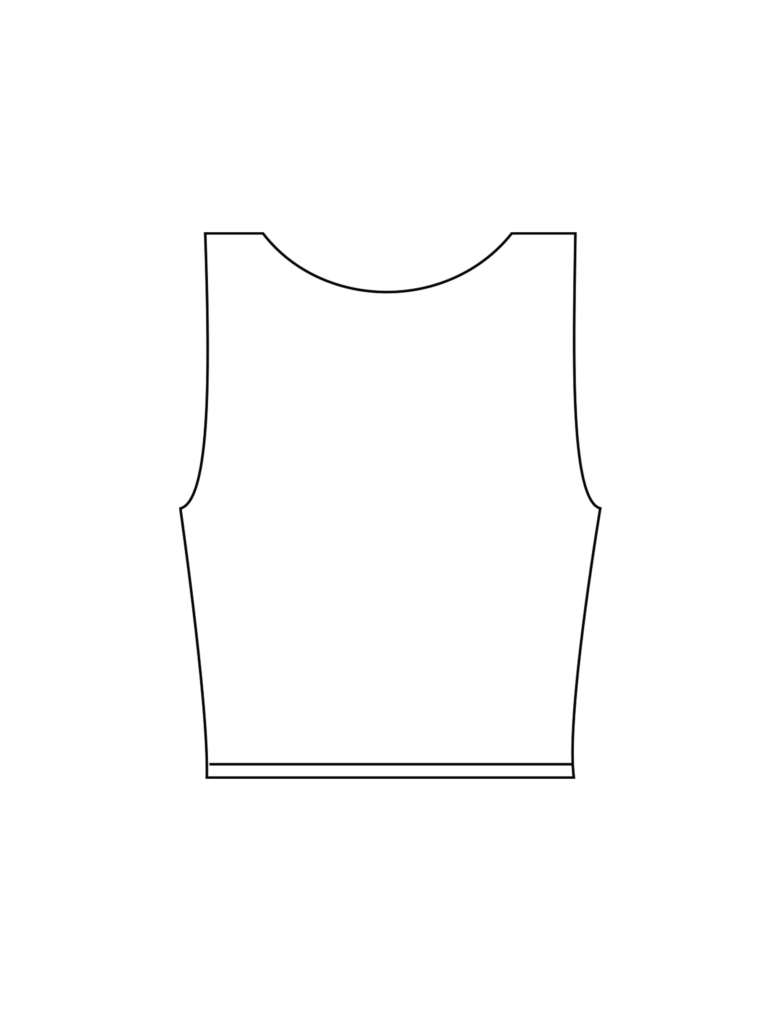 The Square Neck Tank - White - Gladden Gains - Center Chest - Printed - Blue