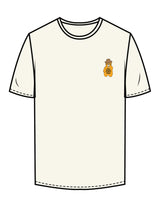 The Mens Tee - Off White - Try Smile Collective - Left Chest & Back Bear - Printed - Full Color