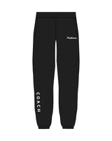 The Womens Sweatpants - Black - The Platform Studio - Left Upper Leg & Right Leg - Printed - White