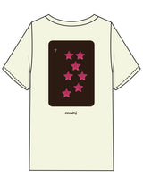 The Womens Heavyweight Tee - Butter - Barnes. The Label - Left Chest & Back Stars - Printed - Full Color