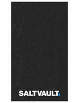 The Gym Towel - Black - Saltvault - Bottom Body - Embroidered - Full Color - The Gym Towel Bag - Black - Center Body - White