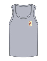 The Micro Rib Full Length Tank - Heather - Barnes. The Label - Left Chest Joker - Printed - Full Color