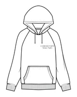 The Mens Classic Hoodie - White - Core Reform - Left Chest & Back Left Corner - Printed - Black